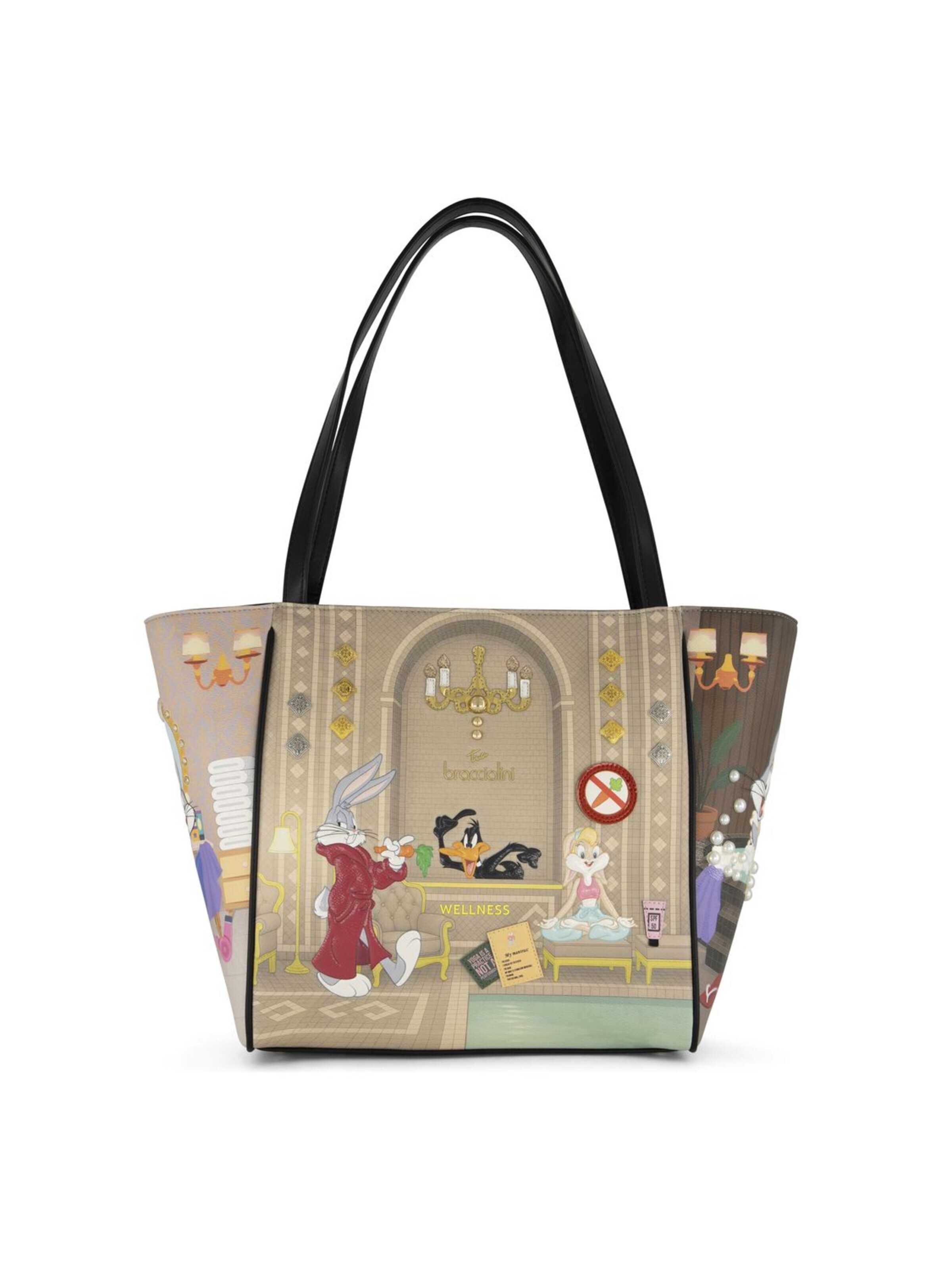 Shopper 'Allround Lt' di Braccialini in colori misti: frontale