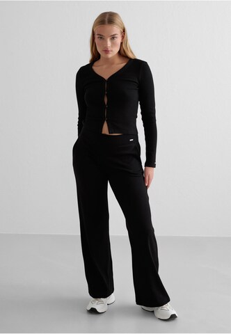 Aim'n Wide Leg Sporthose in Schwarz