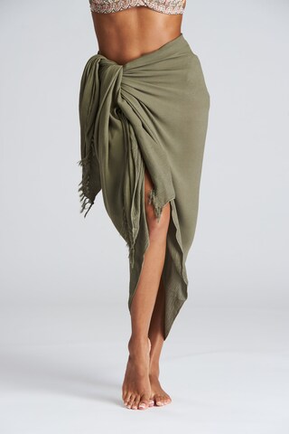 South Beach Rok in Groen: voorkant