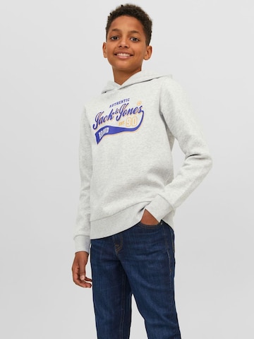 Jack & Jones Junior Суичър в сиво: отпред