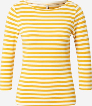 ONLY T-shirt 'FIFI' i gul: framsida
