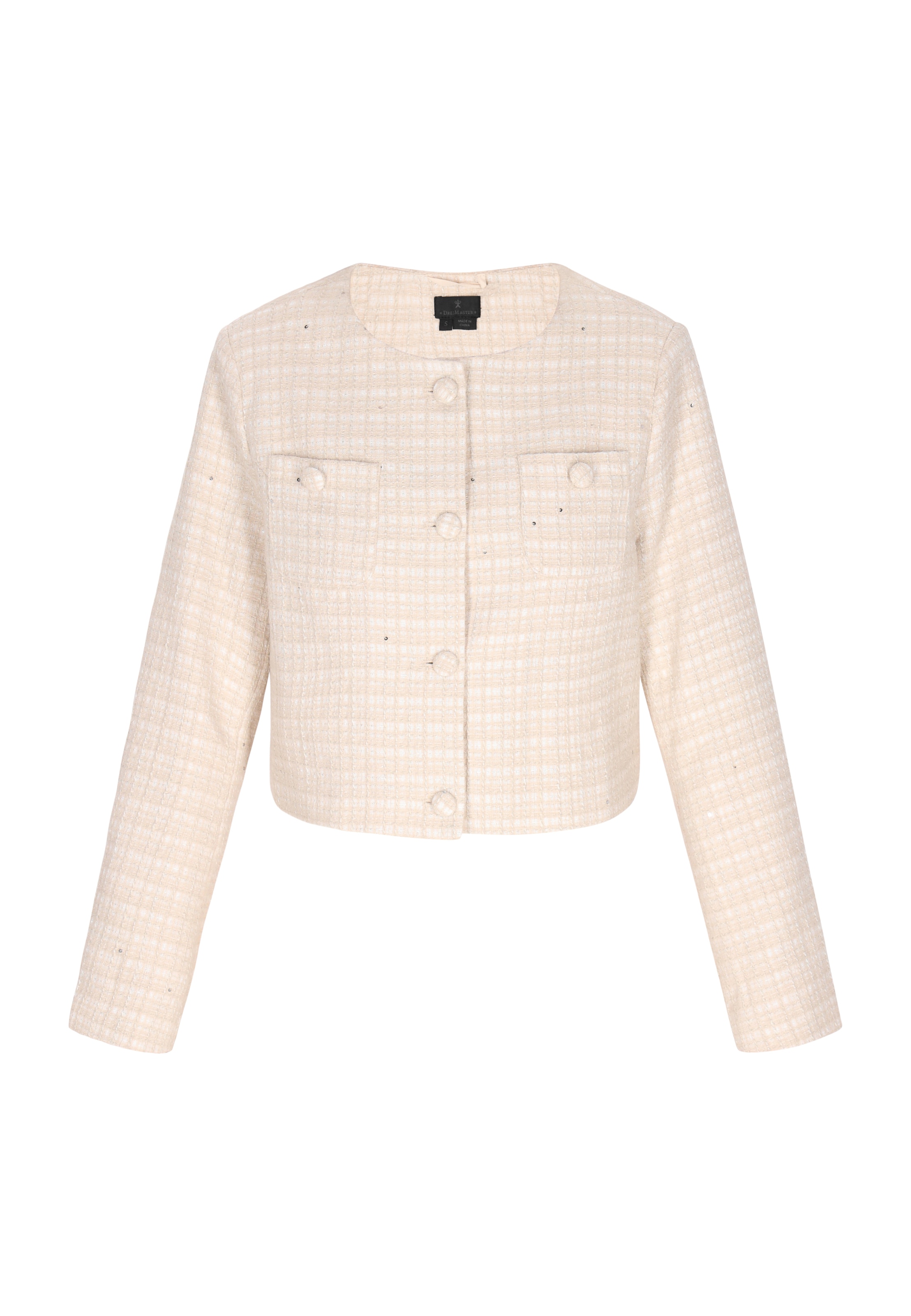 DreiMaster Klassik Blejzr – béžová: přední strana