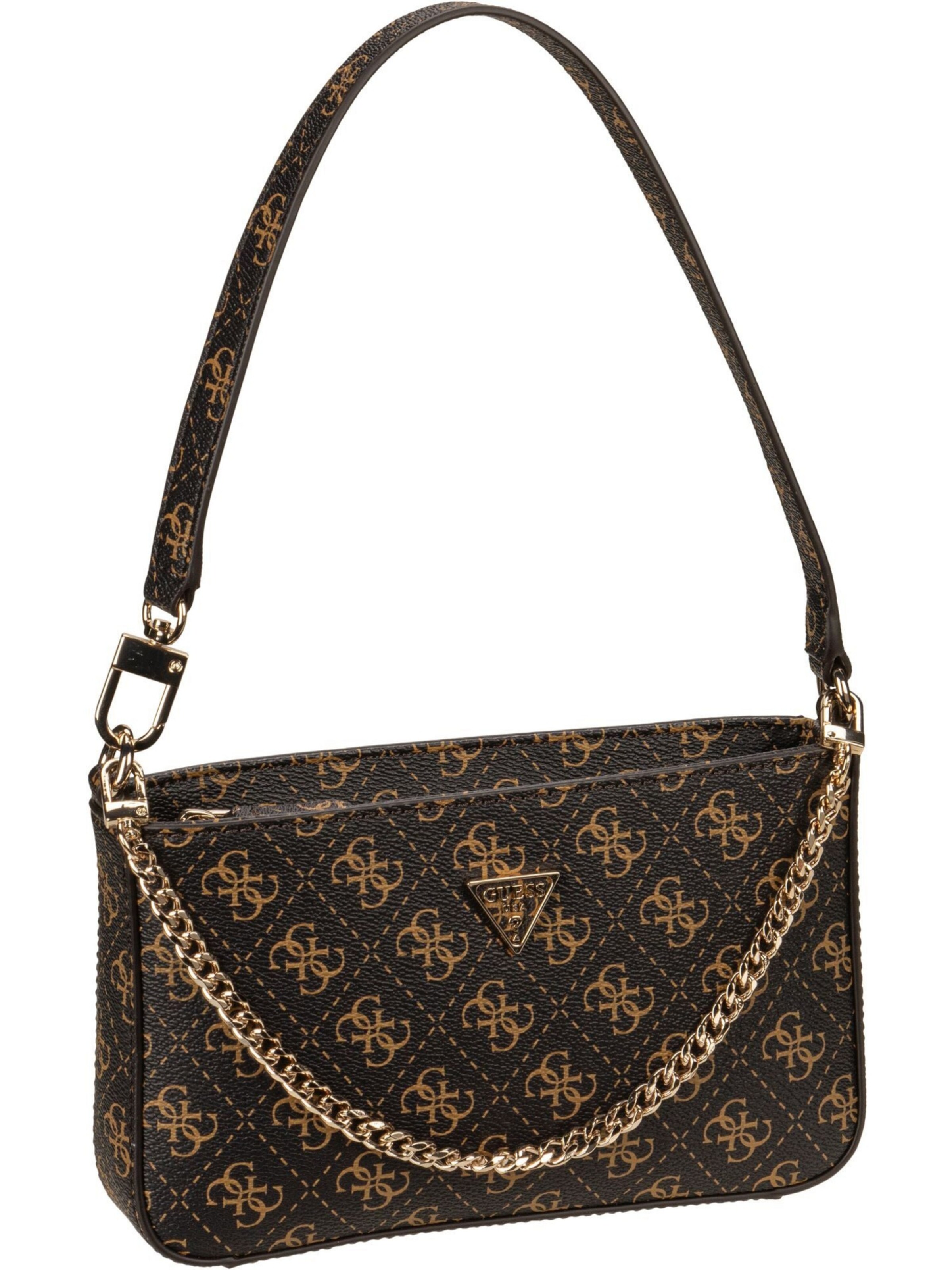 GUESS borsa a tracolla Noelle Top Zip Shoulder Bag Beige