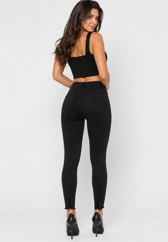 Elara Skinny Jeansy w kolorze czarny