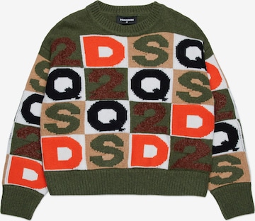DSQUARED2 Neulepaita värissä vihreä: etupuoli