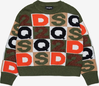 DSQUARED2 Neulepaita koossa 128 värissä beige / vihreä / punainen / valkoinen, Tuotenäkymä