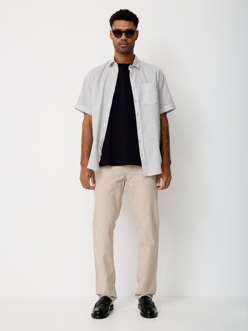 PADDOCKS Regular Fit Hemd in Grau