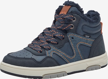 s.Oliver Schnürstiefelette in Blau: Vorderseite