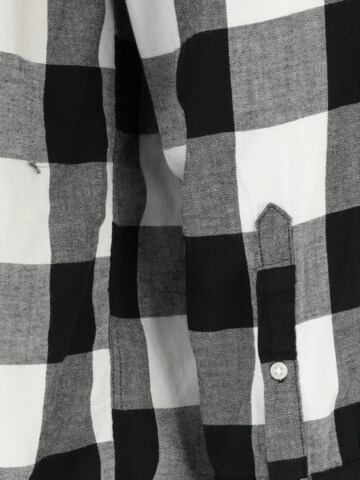 Jack & Jones Plus - Ajuste confortable Camisa 'JJGingham' en blanco