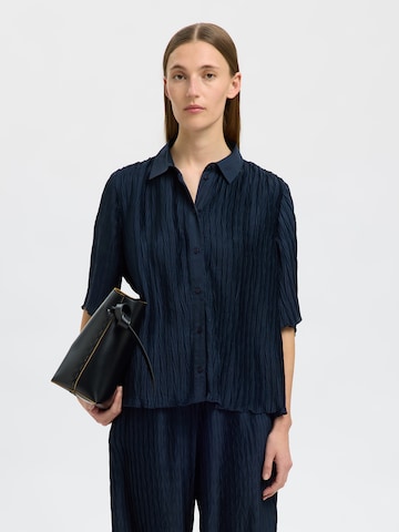 SELECTED FEMME Blouse 'SLFElma' in Blue: front