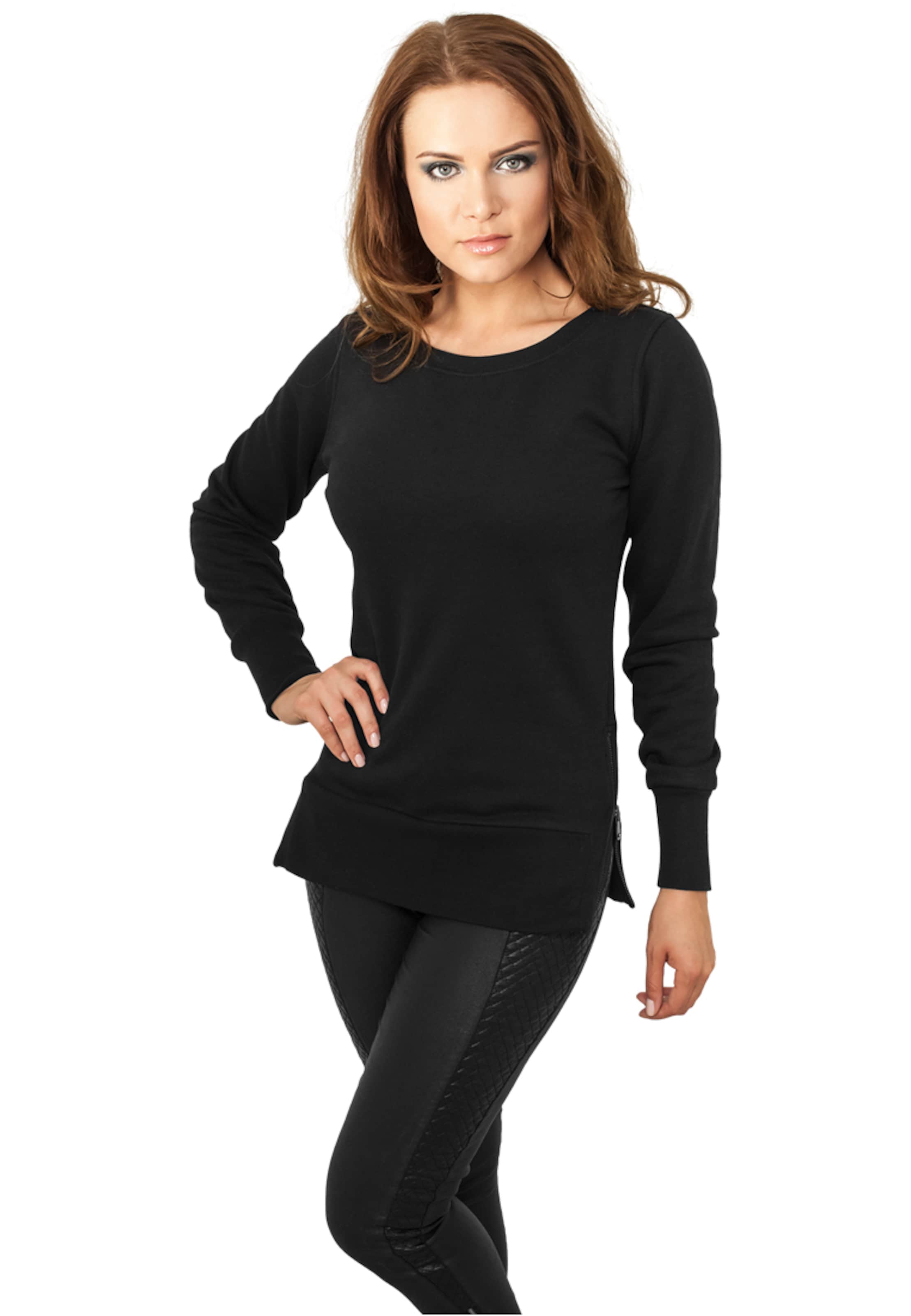 Felpa di Urban Classics in nero: frontale