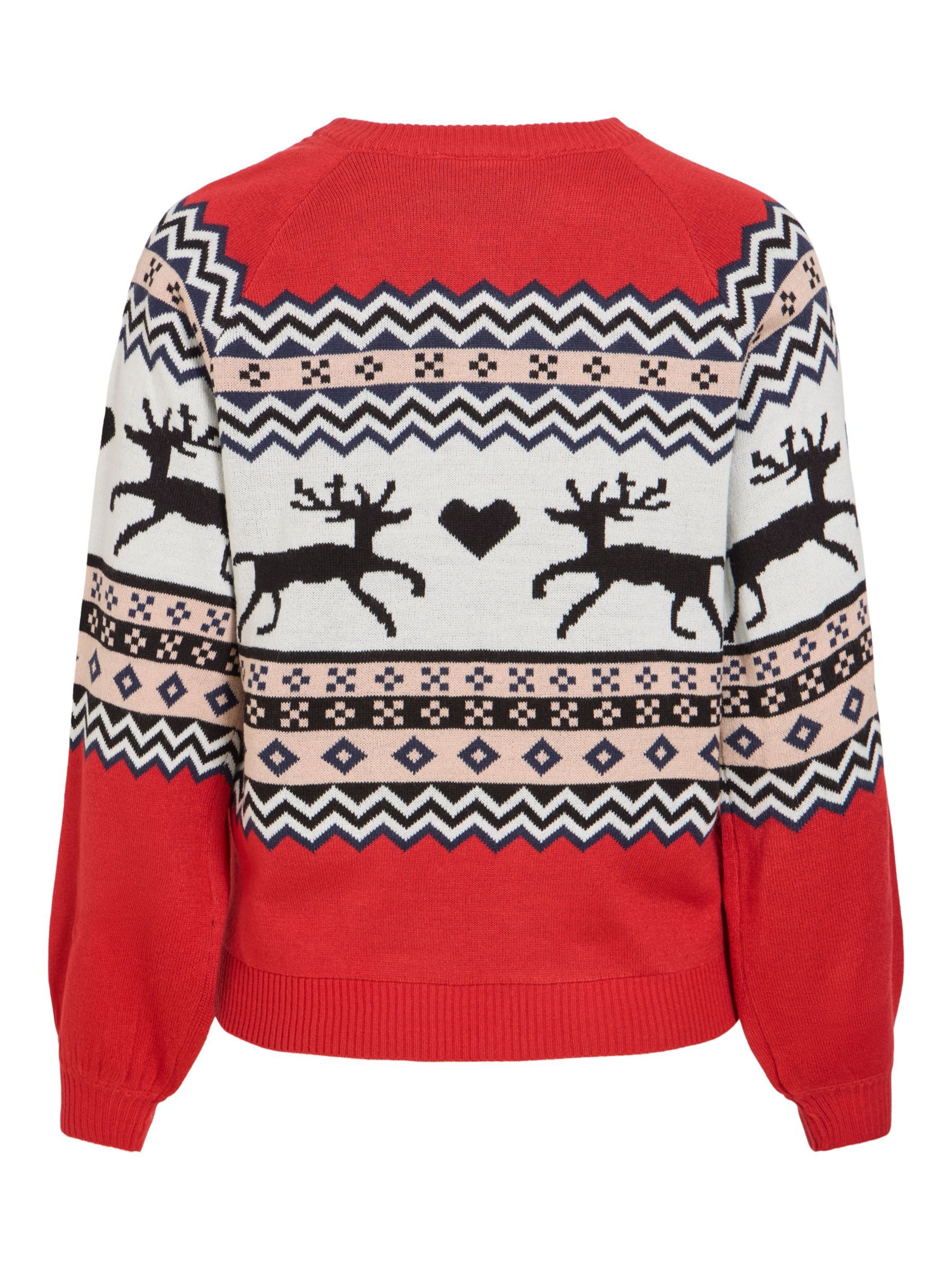 VILA - Jersey 'HOLIDAY' en rojo