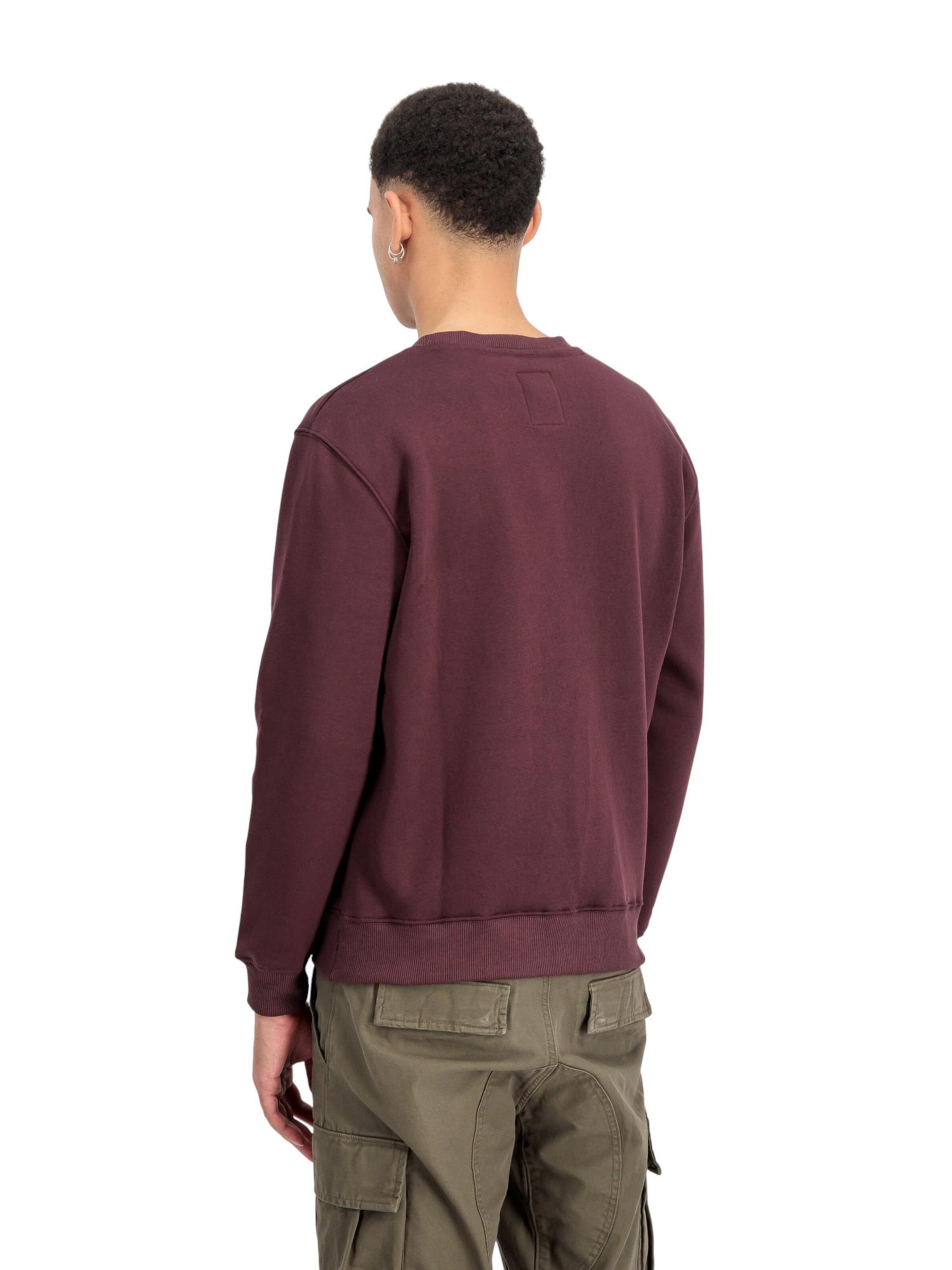 ALPHA INDUSTRIES Sweatshirt 'Basic'‌‌ in Rot