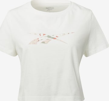 Reebok Sport - Camiseta funcional en blanco: frente