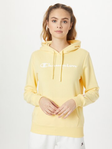 Champion Authentic Athletic Apparel Sweatshirt in Gelb: predná strana