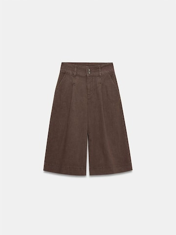 Wide leg Jeans di Dilvin in marrone: frontale