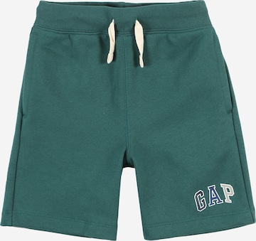 GAP - Regular Calças em verde: frente