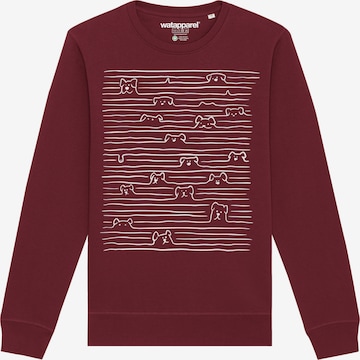 Watapparel Sweatshirt ' Doodle Dogs ' in Red: front