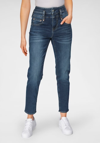 Herrlicher Slimfit Jeans i blå: forside