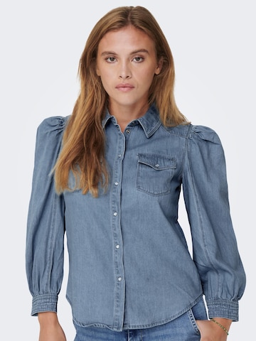 ONLY Blouse 'Mallory' in Blauw