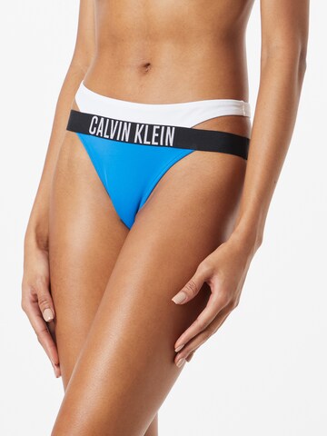 Calvin Klein Swimwear Spodní díl plavek 'Intense Power' – modrá: přední strana