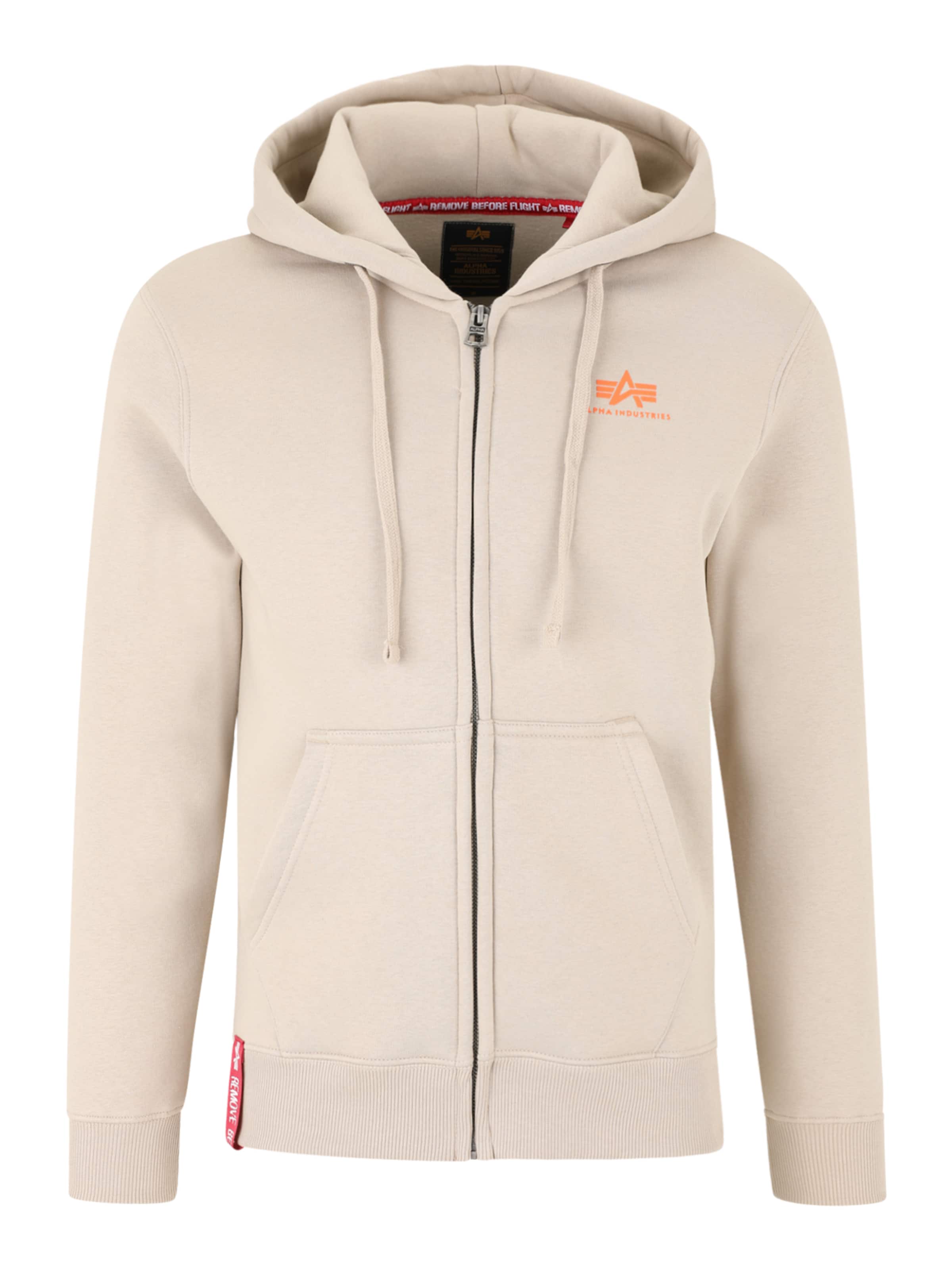 ALPHA INDUSTRIES Collegetakki värissä beige: etupuoli