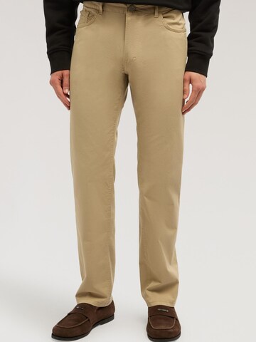 Trussardi Regular Trousers in Beige: front