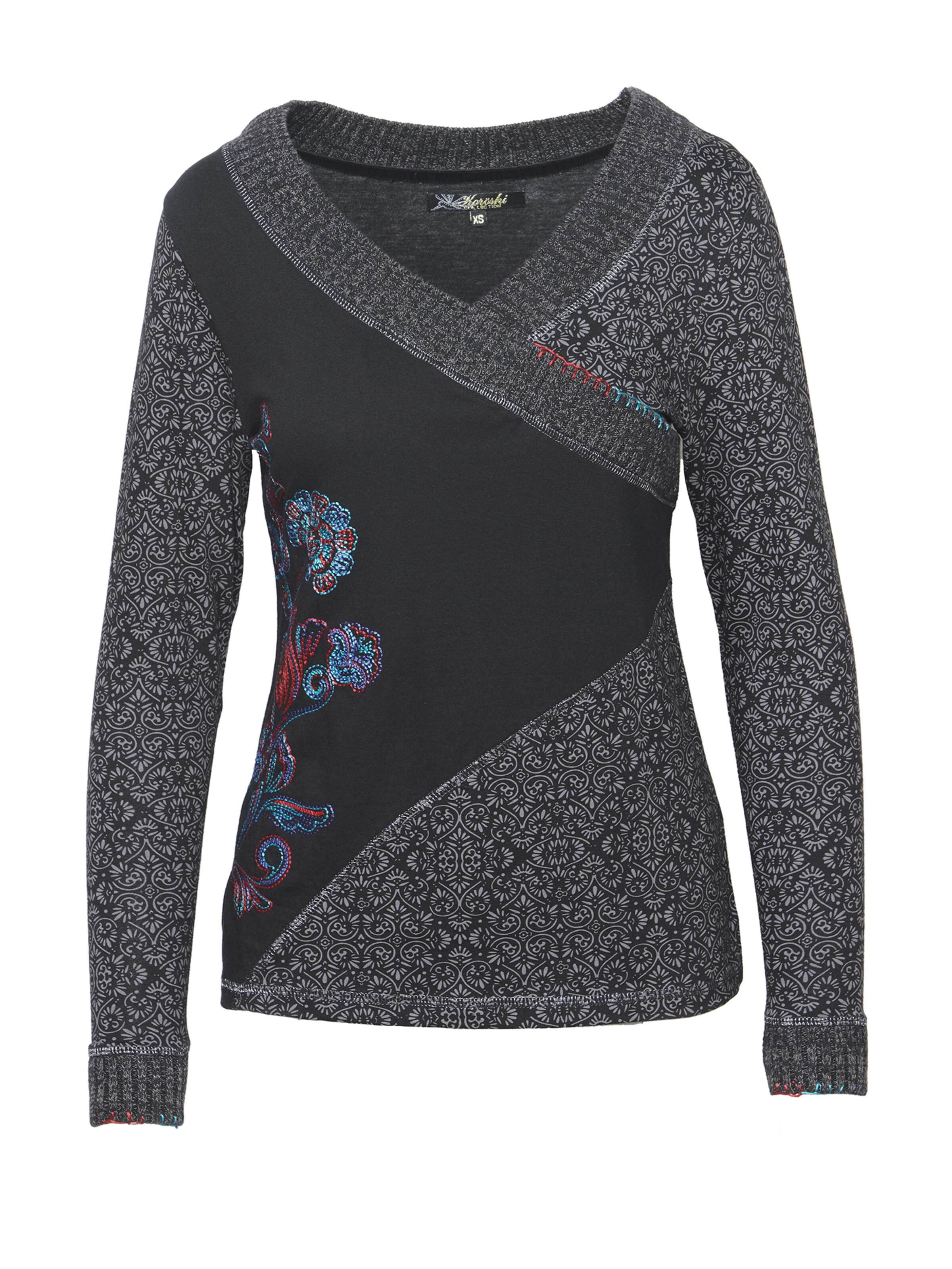 KOROSHI Тениска в черно: отпред