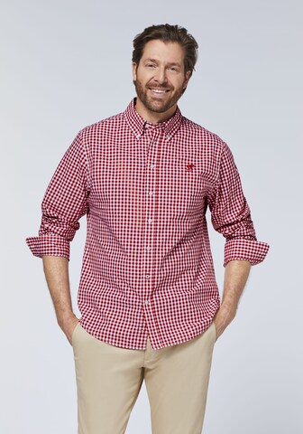 Polo Sylt Regular Fit Hemd in Rot: predná strana