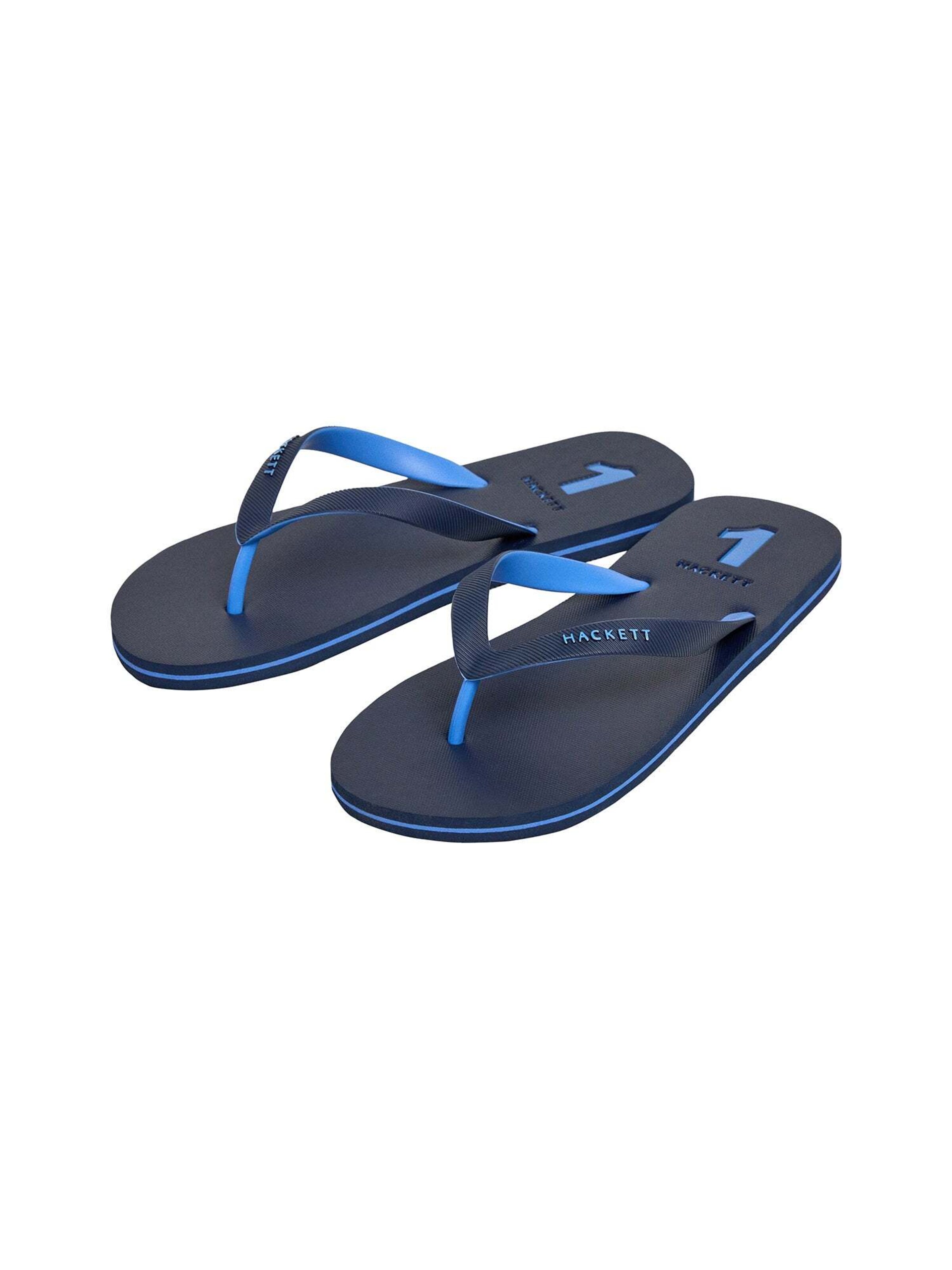 Tongs 'Capri Numbers' Hackett London en bleu