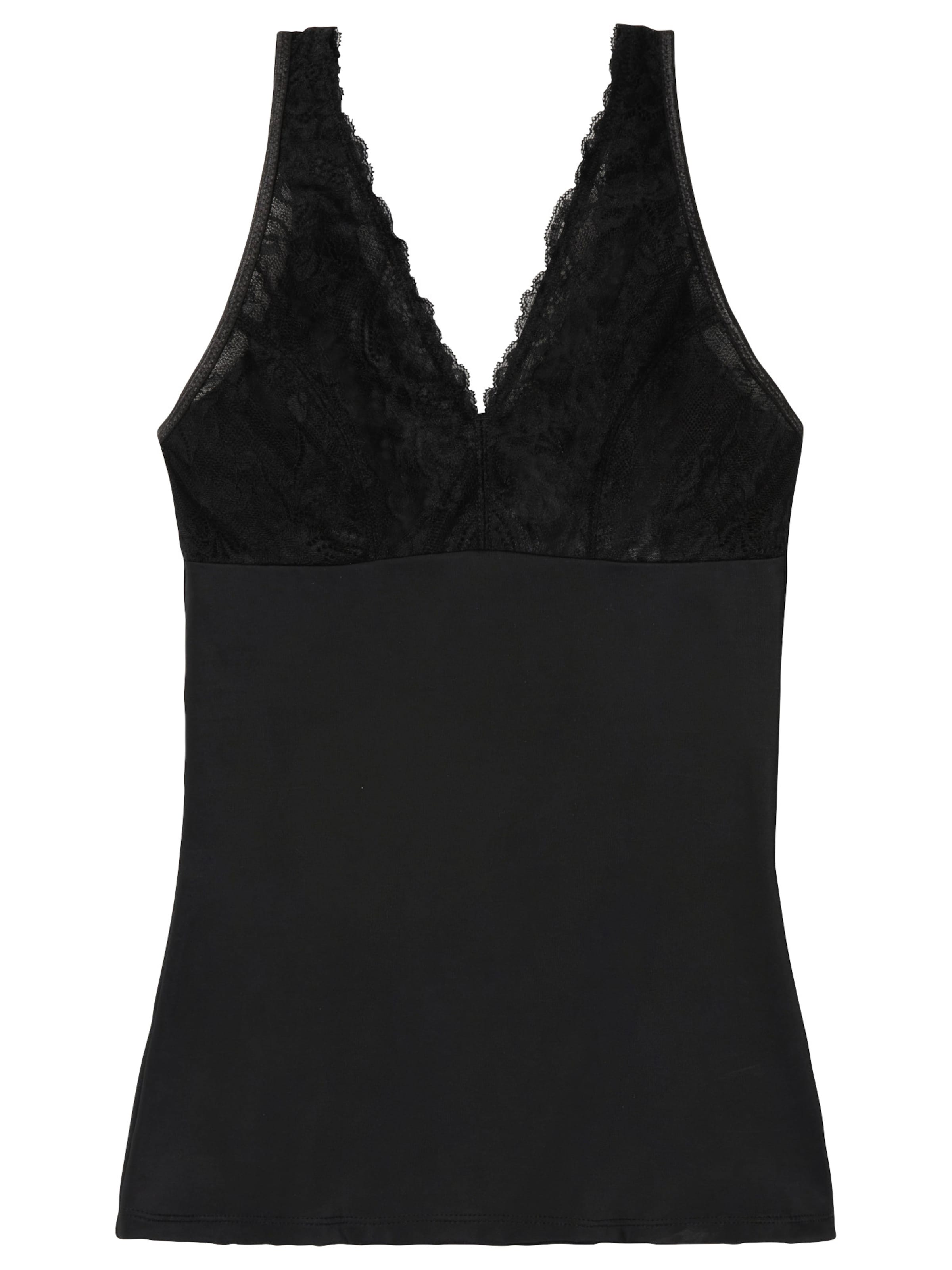 bonprix Shapingtop in Zwart: voorkant