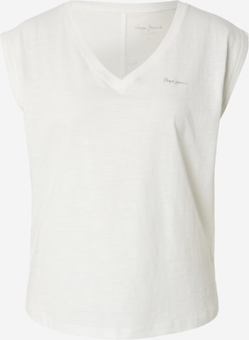Pepe Jeans Top – bílá: přední strana