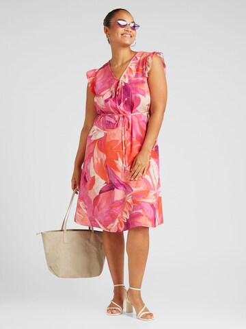 Robe 'CARLUX' ONLY Carmakoma en orange