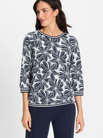 Olsen Shirt in  lockere Passform in Blau: Vorderseite