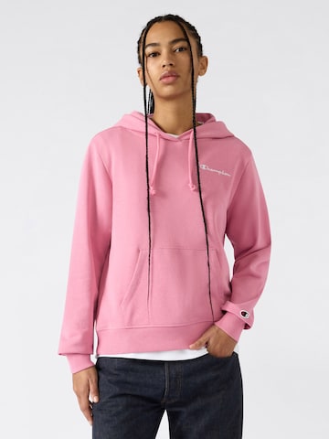 Champion Authentic Athletic Apparel - Sudadera en rosa: frente