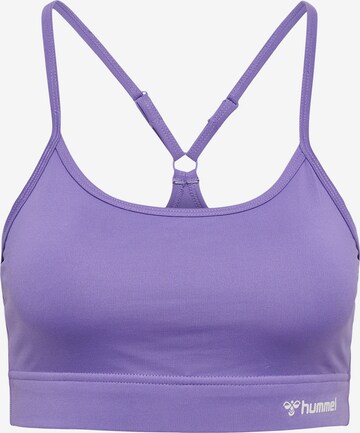 Soutien-gorge de sport 'Chipo' Hummel en violet : devant