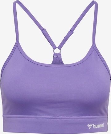 Hummel Bralette Sports Bra 'Chipo' in Purple: front