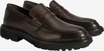 Desa Mocassins 'Slip-Ons' in Bruin: voorkant