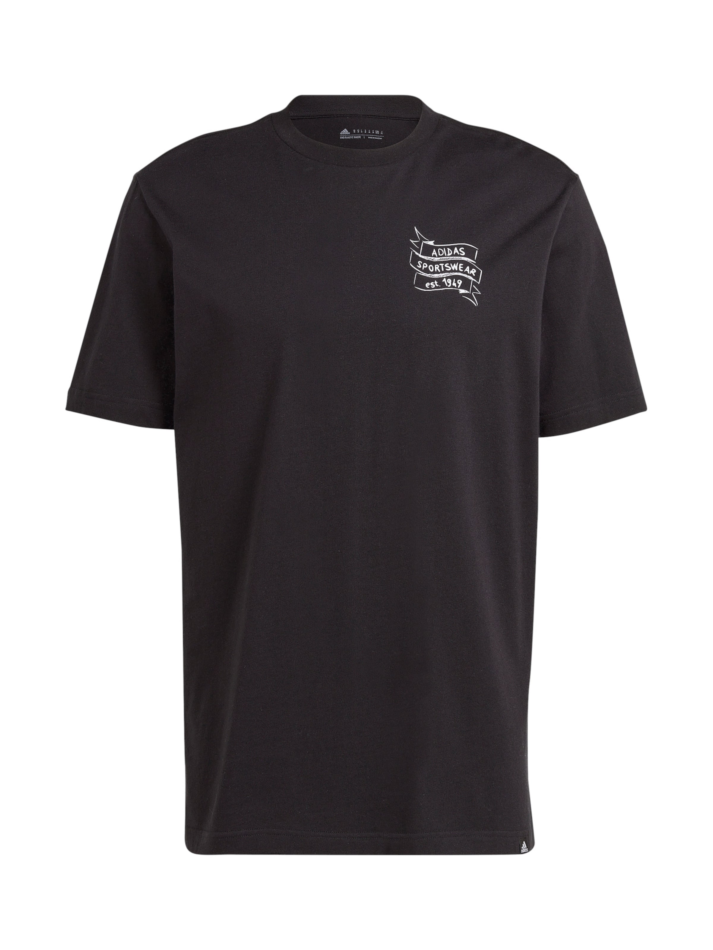 ADIDAS PERFORMANCE Performance shirt in Black / White, Item view