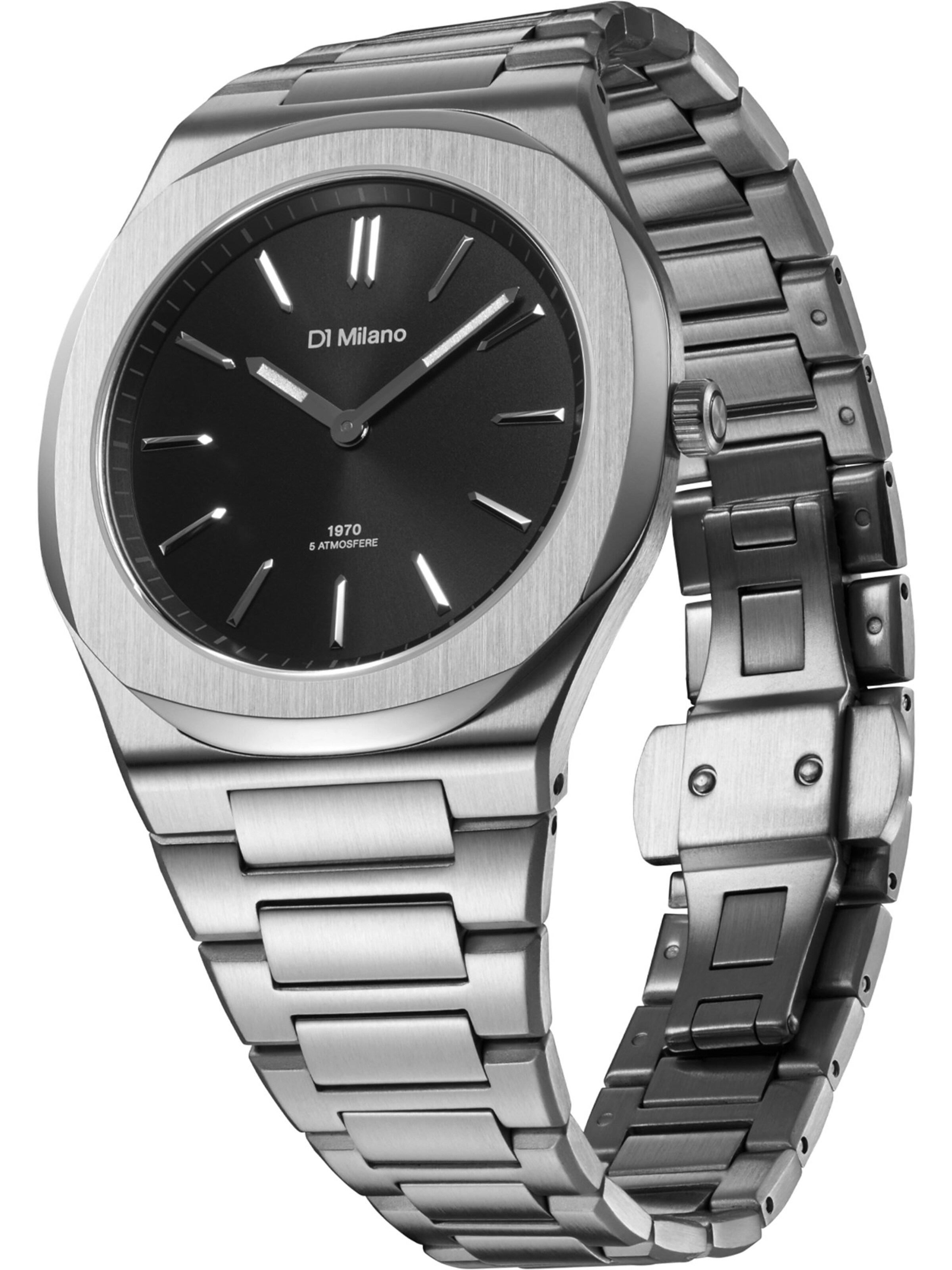 D1 Milano Analog Watch in Black