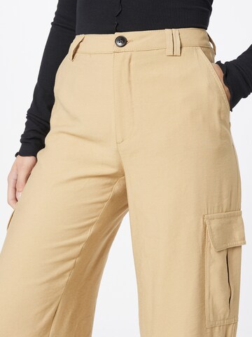 Wide Leg Pantalon cargo Tally Weijl en beige