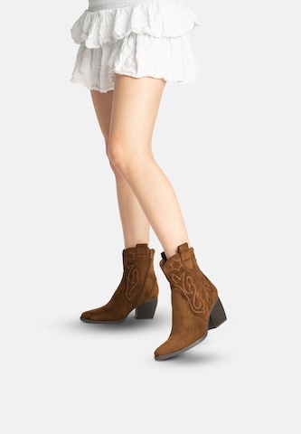 Elara Comwboystøvler i brun