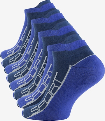 Chaussure basse Vincent Creation en bleu : devant