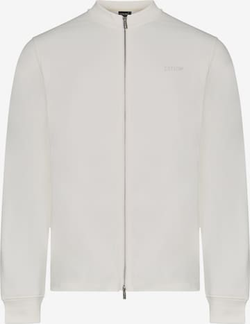 ESTEEM Collegetakki 'Essential' värissä valkoinen: etupuoli