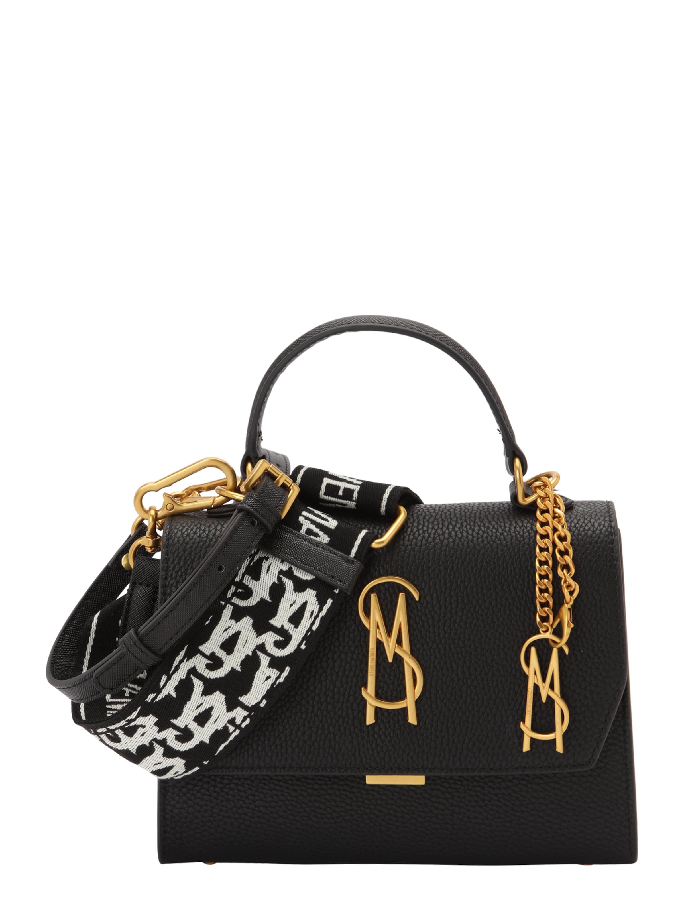 STEVE MADDEN Kabelka 'Blattuca' - Čierna: predná strana