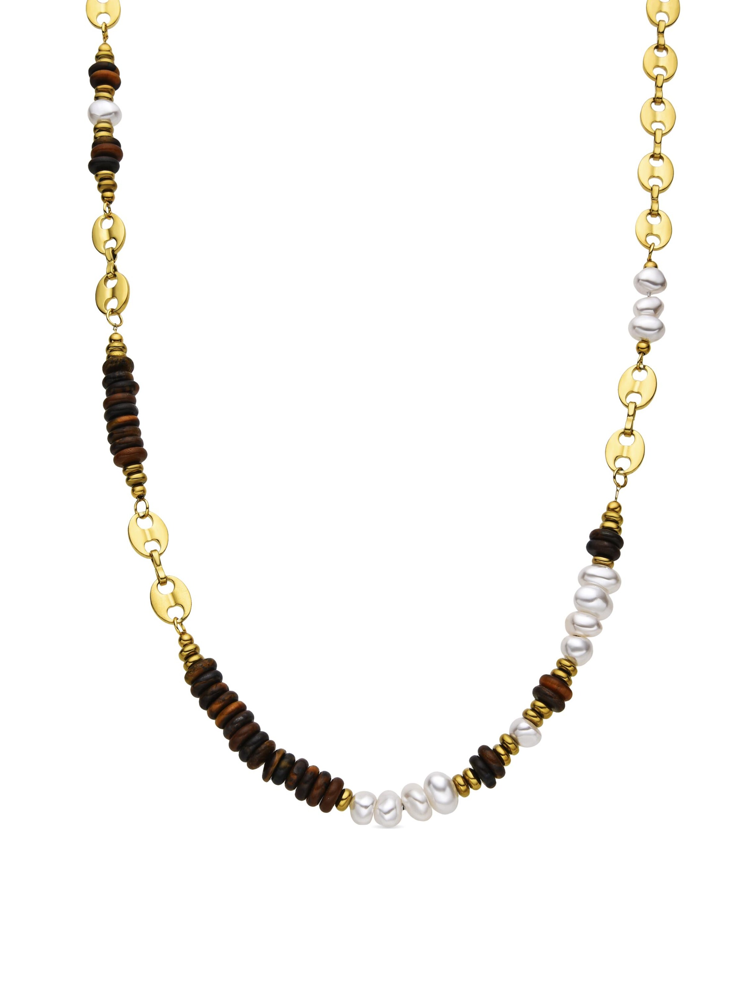 Luxenter - Cadena 'Kimbalbo' en marrón: frente