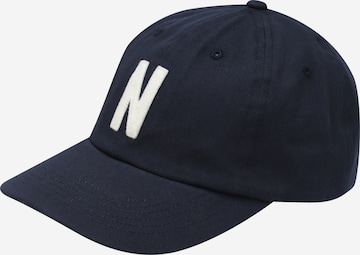 Cappello da baseball di NORSE PROJECTS in blu: frontale