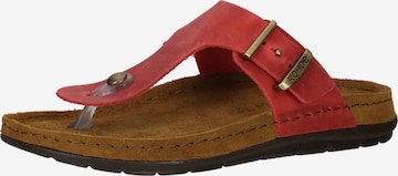 ROHDE T-Bar Sandals in Red: front