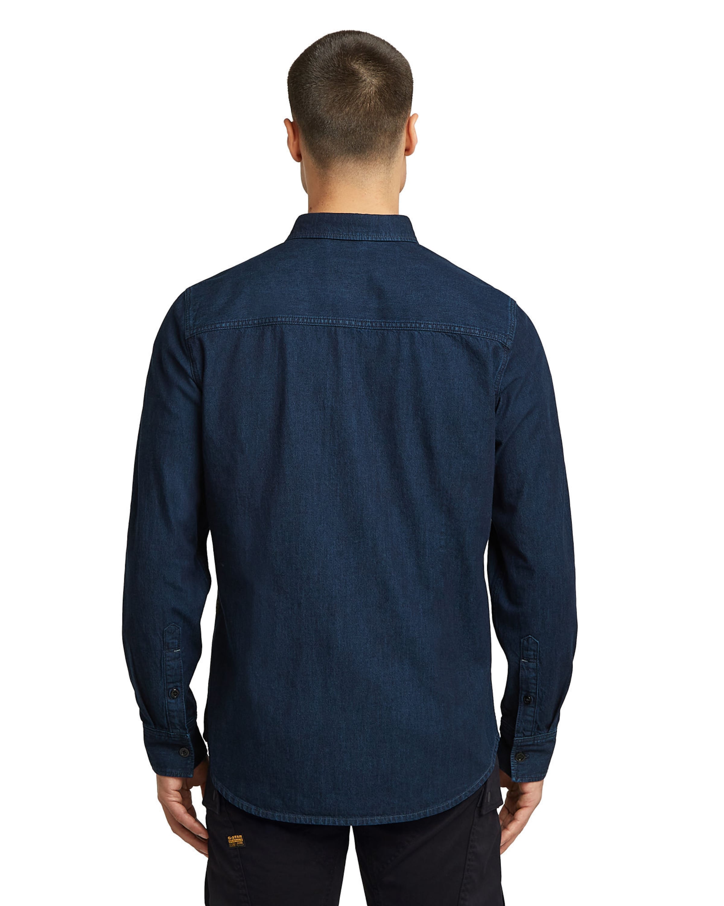 G-STAR Regular fit Button Up Shirt in Blue