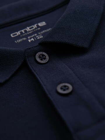 Ombre Shirt 'Pobl-0162' in Blue